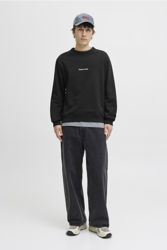 JORNORREBRO EMB SWEAT CREW NOOS 12282893 Black